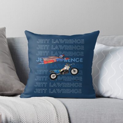 Jett Lawrence  X- Jettson Jl18 1 Throw Pillow Official Jett Lawrence Merch
