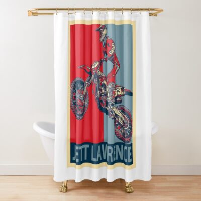 Jett Lawrence Shower Curtain Official Jett Lawrence Merch